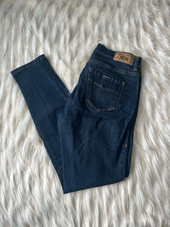 Diesel Denim - Diesel Hi-Vy Jeans Women's 29x30 Mid Rise Super Skinny Dark Wash
